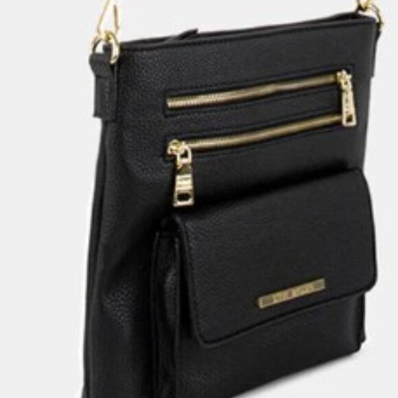Steve Madden Black Crossbody Bag - Picture 1 of 2